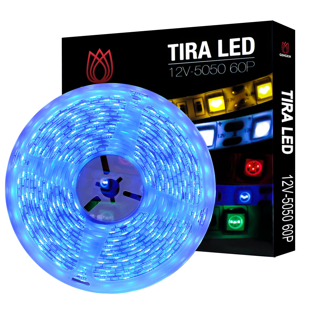 Tira Led Neon Flex Luz Color Naranja Sumergible Manguera 12v