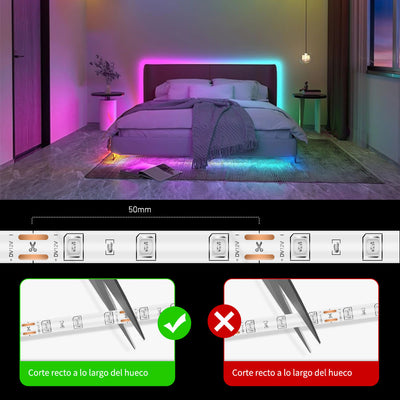 GENGXIN® Tira de LED Flex 12V 4040/60p 5mts