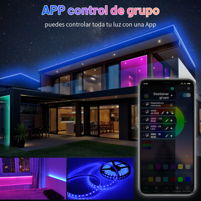 GENGXIN™ Controlador APP Bluetooth Tira de LED RGB 2 Salidas