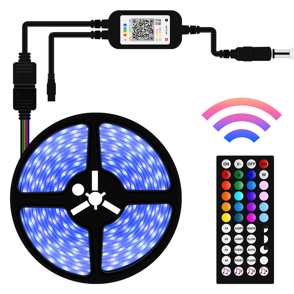 CONTROLADOR TIRA LED BLUETOOTH MÓVIL RGB / RGB+W – LedyLuz